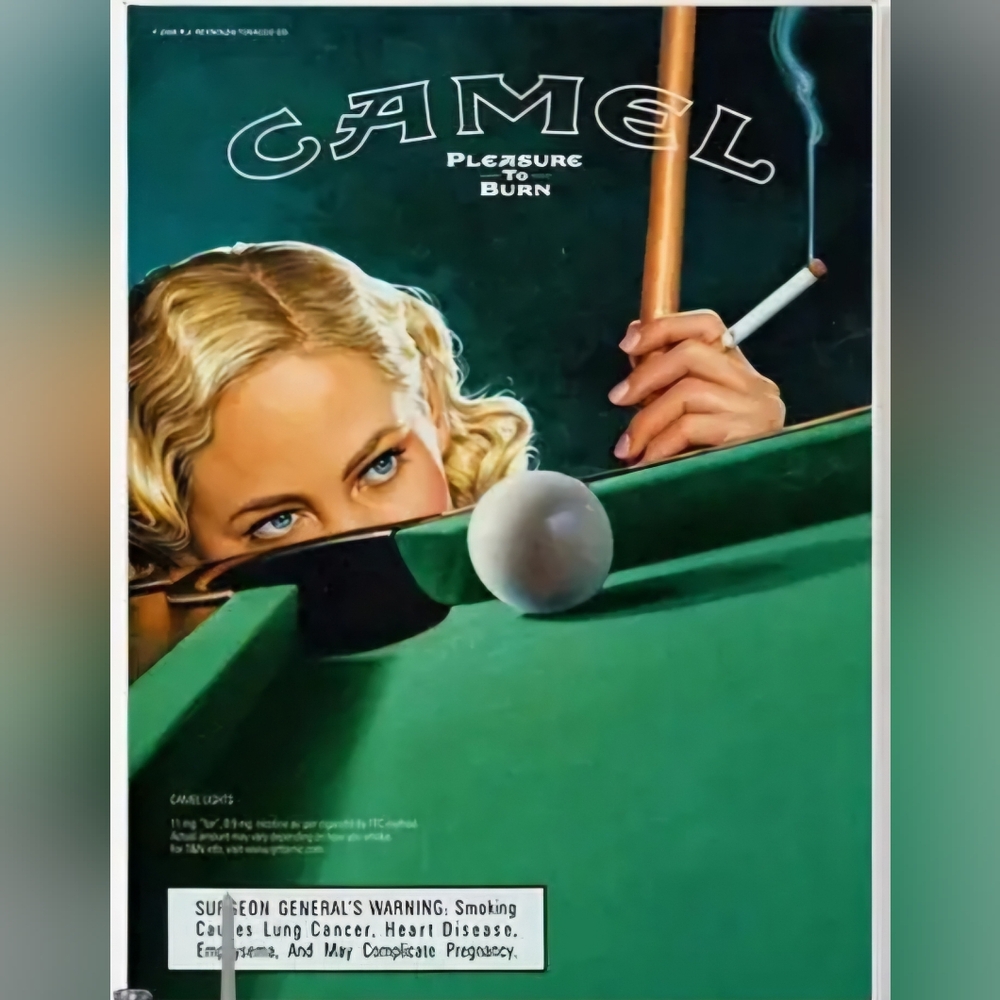 Camel Pool Girl Canvas Art